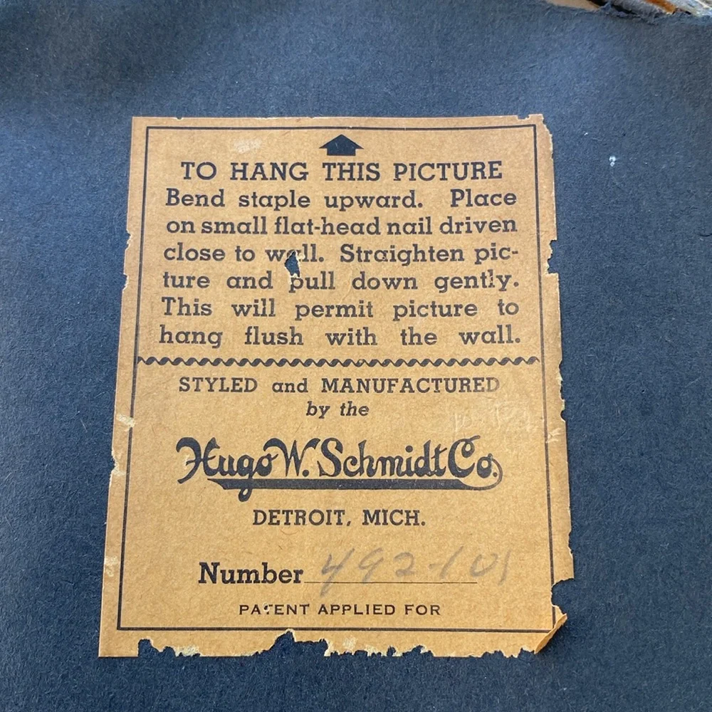The Squires Lady Hugo W. Schmidt Co. Vintage